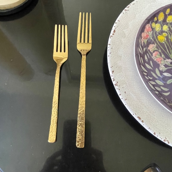 Pier1 Imports Kitchen Pier Imports Gold Stainless Steel Flatware